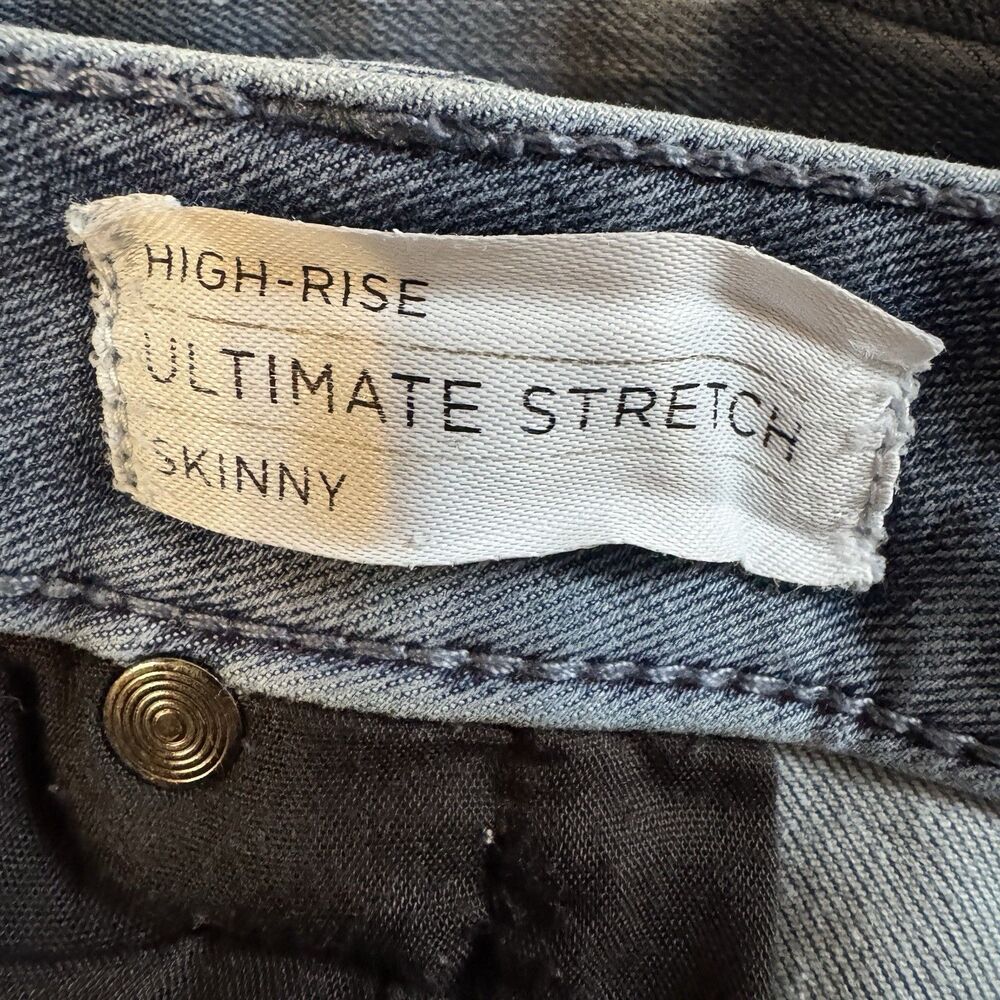 LANE BRYANT Designed in NYC Sz 20 High-Rise Ultimate Stretch Skinny Jeans zipper - Picture 8 of 8